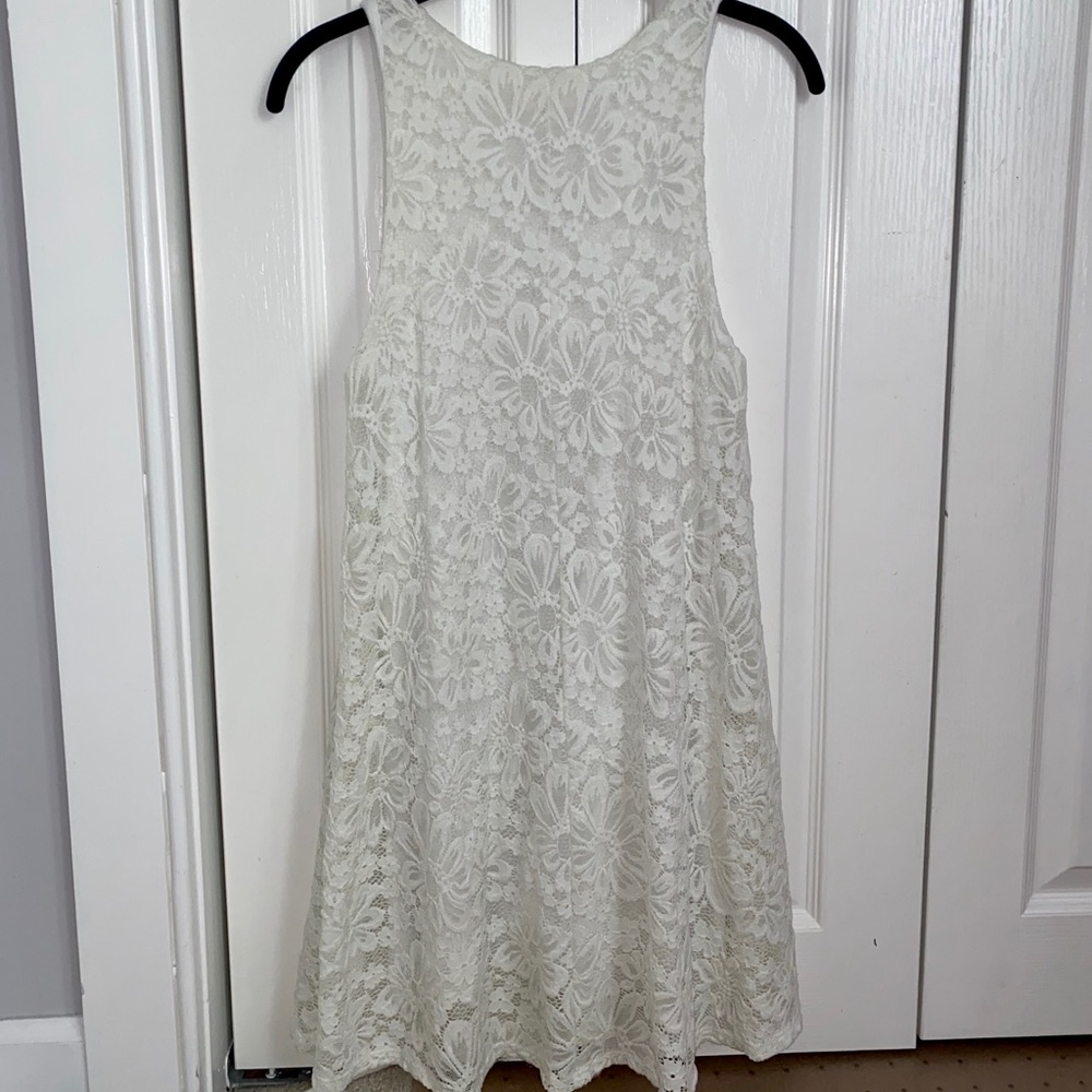 White Floral Dress - Picture 2 of 2